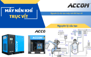 Nguyên lý cấu tạo máy nén khí trục vít