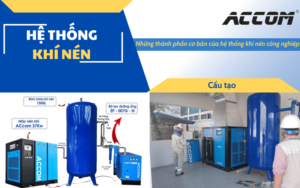 thành phần của hệ thống khí nén công nghiệp