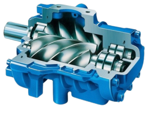 đầu nén trục vít không dầu