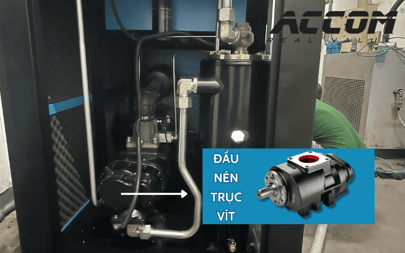 đầu nén trục vít máy nén khí