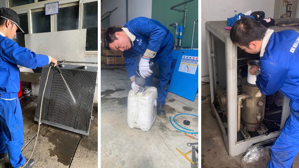 Bảo dưỡng máy nén khí