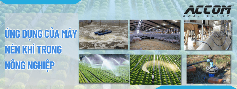 Ứng dụng của máy nén khí trong nông nghiệp