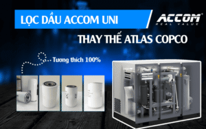 Lọc dầu ACCOM UNI thay thế cho Atlas Copco