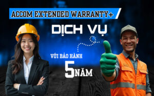 Dịch vụ ACcom Extended Warranty+ với bảo hành năm năm