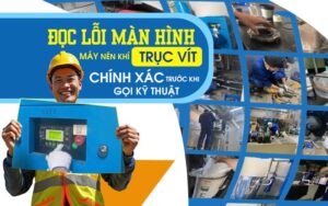 Đọc lỗi màn hình máy nén khí