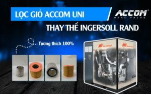 Lọc gió máy nén khí ACCOM UNI thay thế cho máy nén khí Ingersoll Rand
