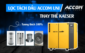 Lọc tách dầu thay thế máy nén Kaeser - ACCOM UNI