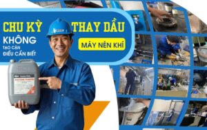Chu kỳ thay dầu máy nén khí