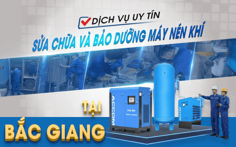 Dịch vụ sửa chữa và bảo dưỡng máy nén khí tại Bắc Giang