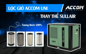 Lọc gió ACCOM UNI thay thế máy nén khí Sullair